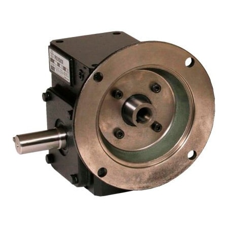 Worldwide Electric Worldwide Cast Iron Right Angle Worm Gear Reducer 40:1 Ratio 56C Frame HdRF206-40/1-L-56C